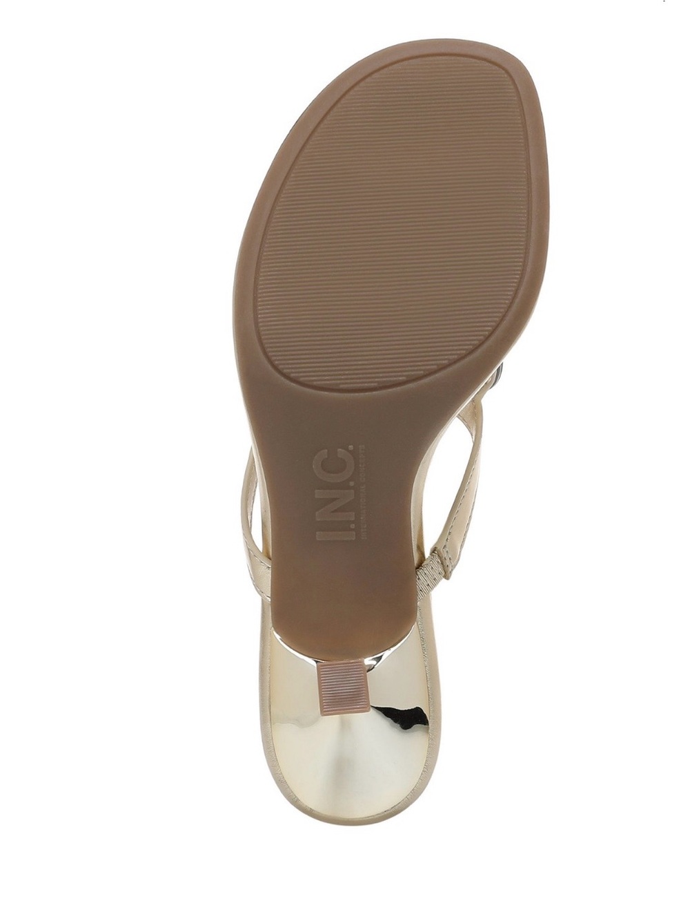 INC International Concepts Gold and White Women's Dress Heels NWT size 8 - Picture 11 of 12
